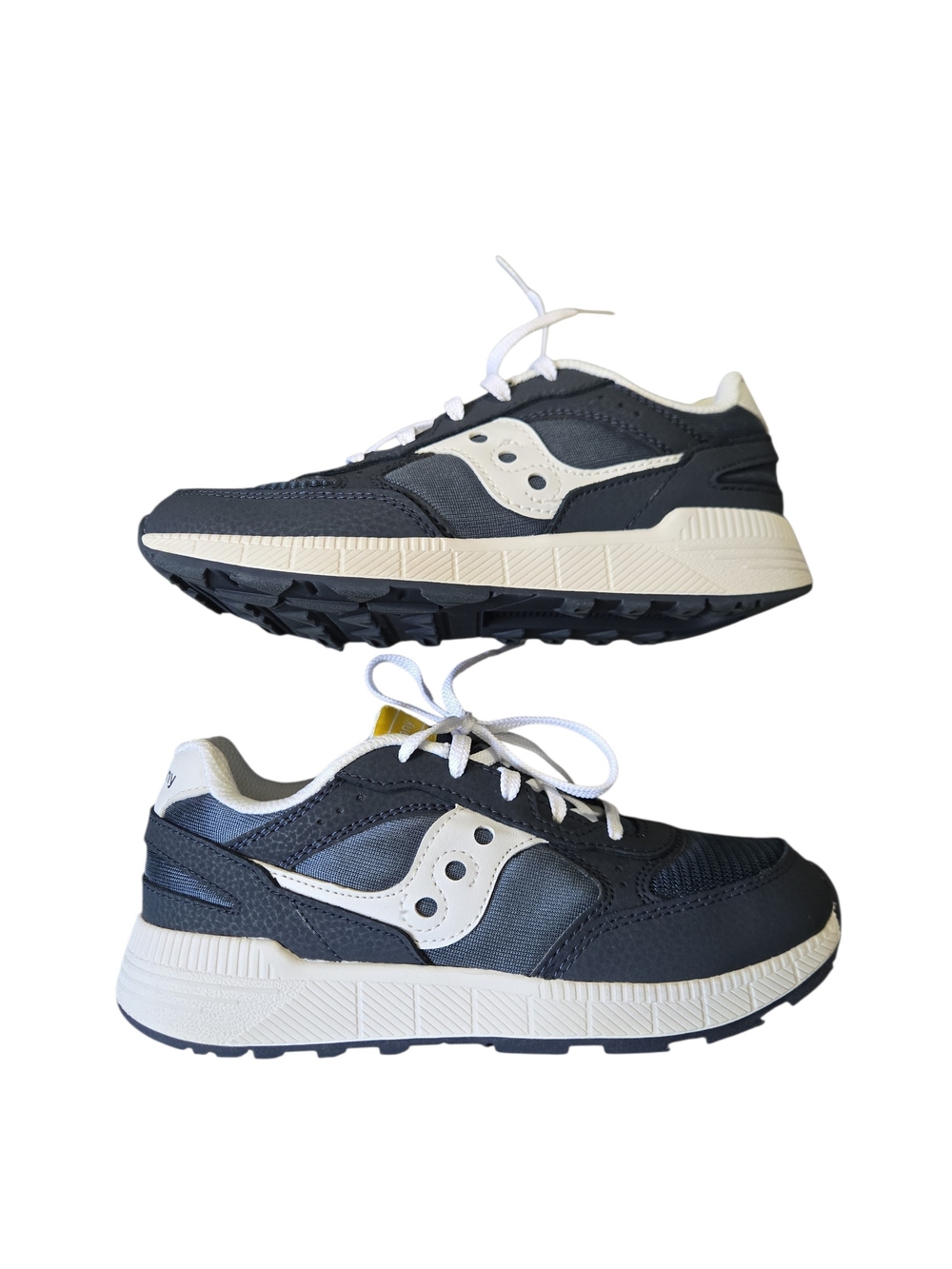 Saucony Eclipse KDZ Kids Navy and White Light Sneakers Big Kid Size 2